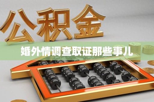 浦城婚外情调查取证那些事儿