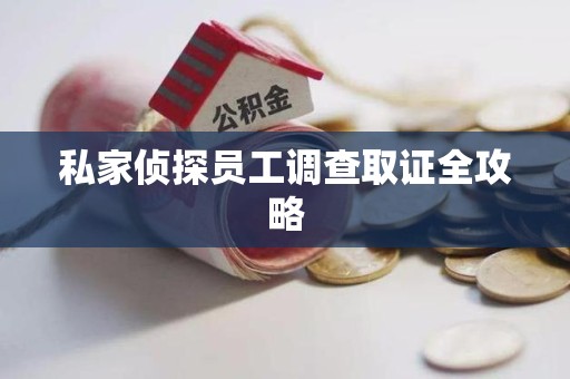 浦城私家侦探员工调查取证全攻略